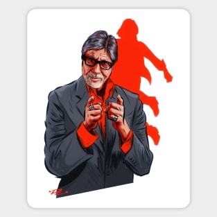 Amitabh Bachchan - An illustration by Paul Cemmick Magnet